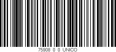 Código de barras (EAN, GTIN, SKU, ISBN): '75908_0_0_UNICO'