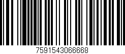 Código de barras (EAN, GTIN, SKU, ISBN): '7591543066668'