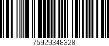 Código de barras (EAN, GTIN, SKU, ISBN): '75929348328'