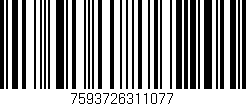 Código de barras (EAN, GTIN, SKU, ISBN): '7593726311077'