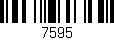 Código de barras (EAN, GTIN, SKU, ISBN): '7595'