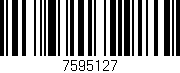 Código de barras (EAN, GTIN, SKU, ISBN): '7595127'