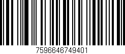 Código de barras (EAN, GTIN, SKU, ISBN): '7596646749401'