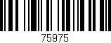 Código de barras (EAN, GTIN, SKU, ISBN): '75975'