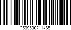 Código de barras (EAN, GTIN, SKU, ISBN): '7599680711465'
