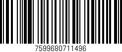 Código de barras (EAN, GTIN, SKU, ISBN): '7599680711496'