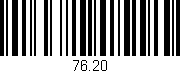 Código de barras (EAN, GTIN, SKU, ISBN): '76.20'