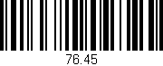 Código de barras (EAN, GTIN, SKU, ISBN): '76.45'