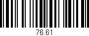 Código de barras (EAN, GTIN, SKU, ISBN): '76.61'