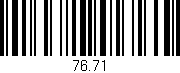 Código de barras (EAN, GTIN, SKU, ISBN): '76.71'