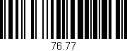 Código de barras (EAN, GTIN, SKU, ISBN): '76.77'