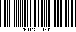 Código de barras (EAN, GTIN, SKU, ISBN): '7601134136912'