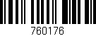 Código de barras (EAN, GTIN, SKU, ISBN): '760176'