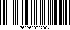 Código de barras (EAN, GTIN, SKU, ISBN): '7602638332084'