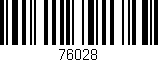 Código de barras (EAN, GTIN, SKU, ISBN): '76028'