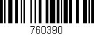Código de barras (EAN, GTIN, SKU, ISBN): '760390'