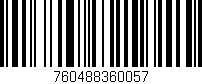 Código de barras (EAN, GTIN, SKU, ISBN): '760488360057'