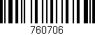Código de barras (EAN, GTIN, SKU, ISBN): '760706'