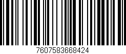 Código de barras (EAN, GTIN, SKU, ISBN): '7607583668424'