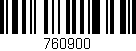 Código de barras (EAN, GTIN, SKU, ISBN): '760900'