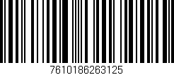 Código de barras (EAN, GTIN, SKU, ISBN): '7610186263125'