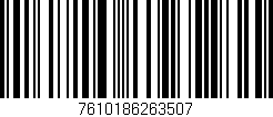 Código de barras (EAN, GTIN, SKU, ISBN): '7610186263507'
