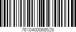 Código de barras (EAN, GTIN, SKU, ISBN): '7610400068529'