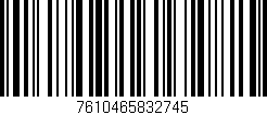 Código de barras (EAN, GTIN, SKU, ISBN): '7610465832745'