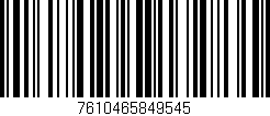 Código de barras (EAN, GTIN, SKU, ISBN): '7610465849545'