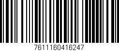Código de barras (EAN, GTIN, SKU, ISBN): '7611160416247'