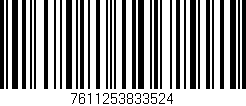 Código de barras (EAN, GTIN, SKU, ISBN): '7611253833524'