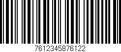 Código de barras (EAN, GTIN, SKU, ISBN): '7612345876122'