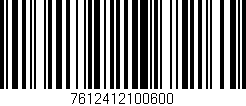 Código de barras (EAN, GTIN, SKU, ISBN): '7612412100600'