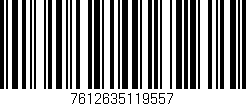 Código de barras (EAN, GTIN, SKU, ISBN): '7612635119557'