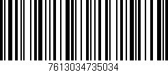 Código de barras (EAN, GTIN, SKU, ISBN): '7613034735034'