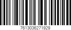 Código de barras (EAN, GTIN, SKU, ISBN): '7613036271929'