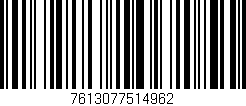 Código de barras (EAN, GTIN, SKU, ISBN): '7613077514962'
