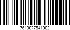 Código de barras (EAN, GTIN, SKU, ISBN): '7613077541982'