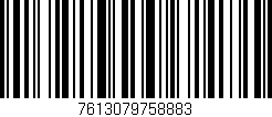 Código de barras (EAN, GTIN, SKU, ISBN): '7613079758883'