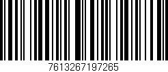 Código de barras (EAN, GTIN, SKU, ISBN): '7613267197265'