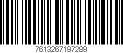 Código de barras (EAN, GTIN, SKU, ISBN): '7613267197289'