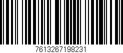 Código de barras (EAN, GTIN, SKU, ISBN): '7613267198231'