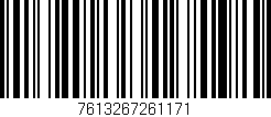 Código de barras (EAN, GTIN, SKU, ISBN): '7613267261171'