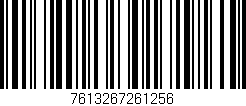 Código de barras (EAN, GTIN, SKU, ISBN): '7613267261256'