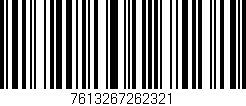 Código de barras (EAN, GTIN, SKU, ISBN): '7613267262321'