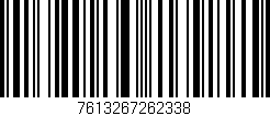 Código de barras (EAN, GTIN, SKU, ISBN): '7613267262338'