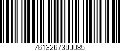 Código de barras (EAN, GTIN, SKU, ISBN): '7613267300085'