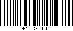 Código de barras (EAN, GTIN, SKU, ISBN): '7613267300320'