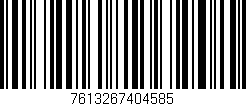 Código de barras (EAN, GTIN, SKU, ISBN): '7613267404585'