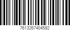 Código de barras (EAN, GTIN, SKU, ISBN): '7613267404592'